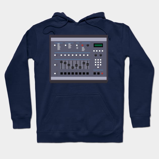 Iconic Beat Machine Series #7 (No Text) Hoodie by Steve Traxx (ProducerBeat.com)